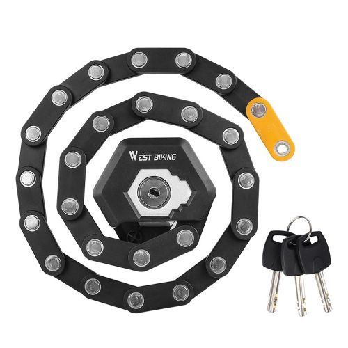West Biking Foldable Bike Lock With 3 Keys Hamburg-Lock