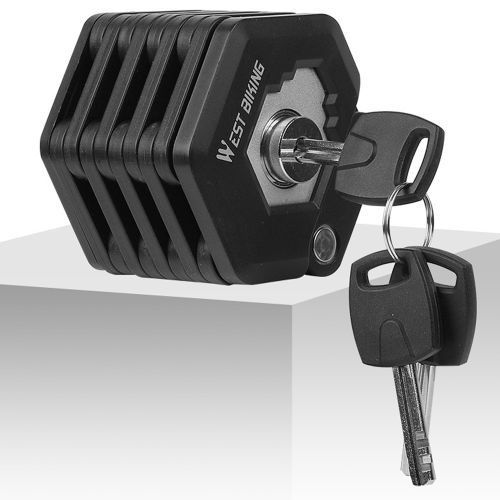 West Biking Foldable Bike Lock With 3 Keys Hamburg-Lock