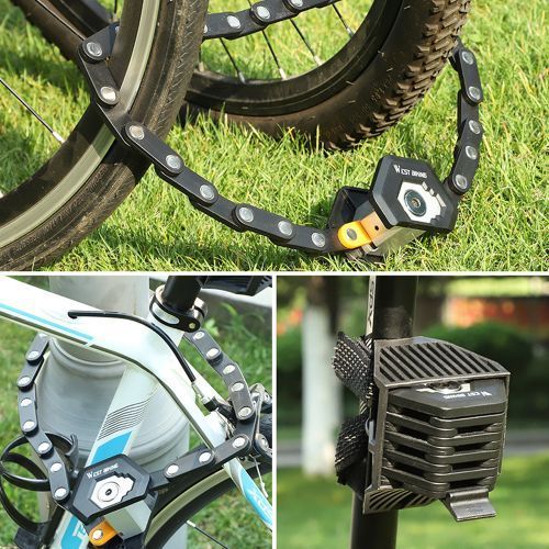 West Biking Foldable Bike Lock With 3 Keys Hamburg-Lock