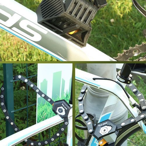 West Biking Foldable Bike Lock With 3 Keys Hamburg-Lock