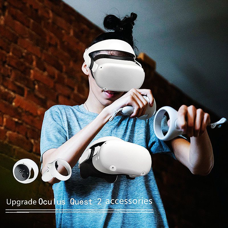 Suitable For Oculus Quest 2 VR Glasses Eye Mask Game Handle