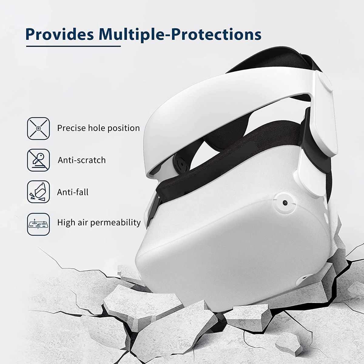 Suitable For Oculus Quest 2 VR Glasses Eye Mask Game Handle