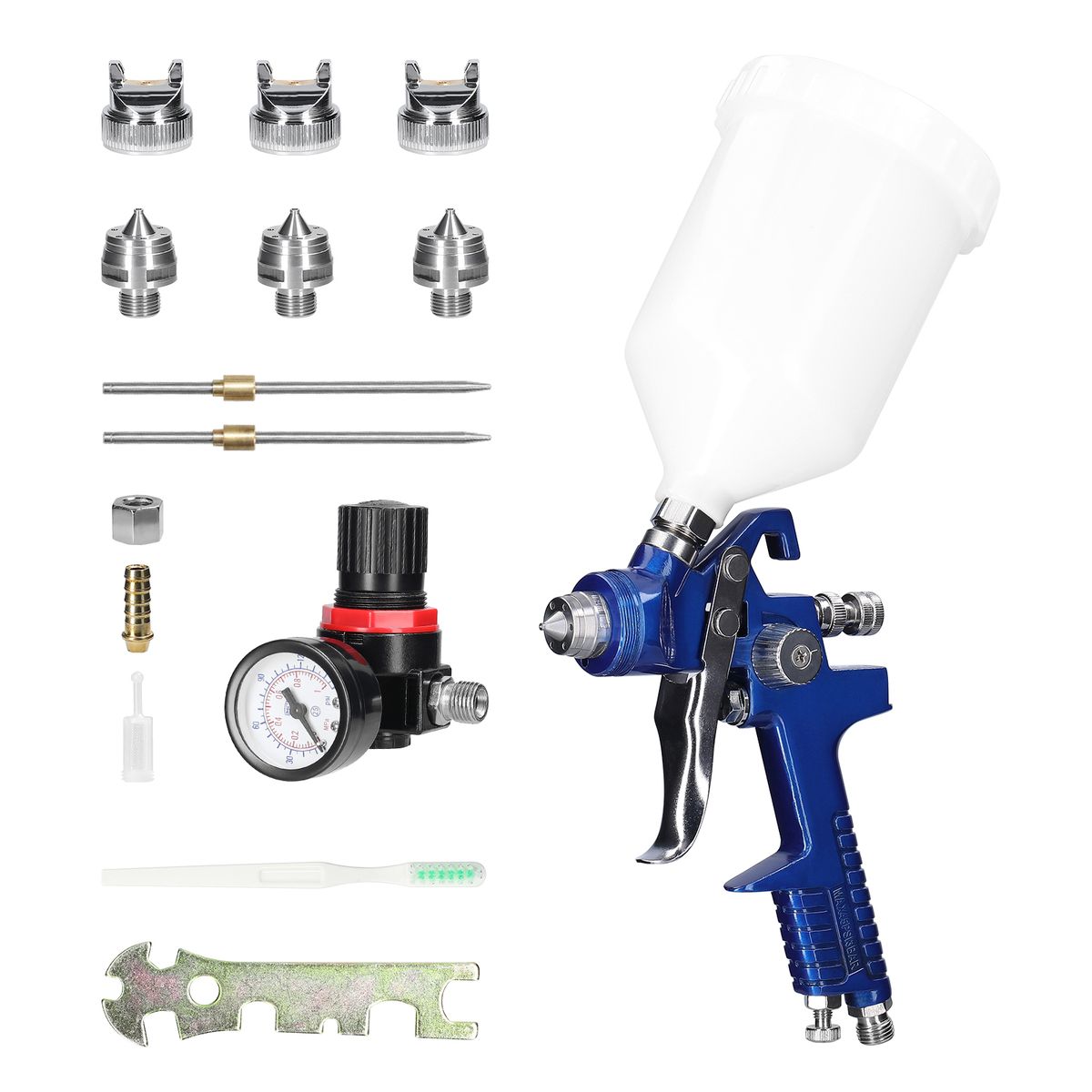HVLP Car Paint Spraying Tool Set 600CC Large Capacity Air
