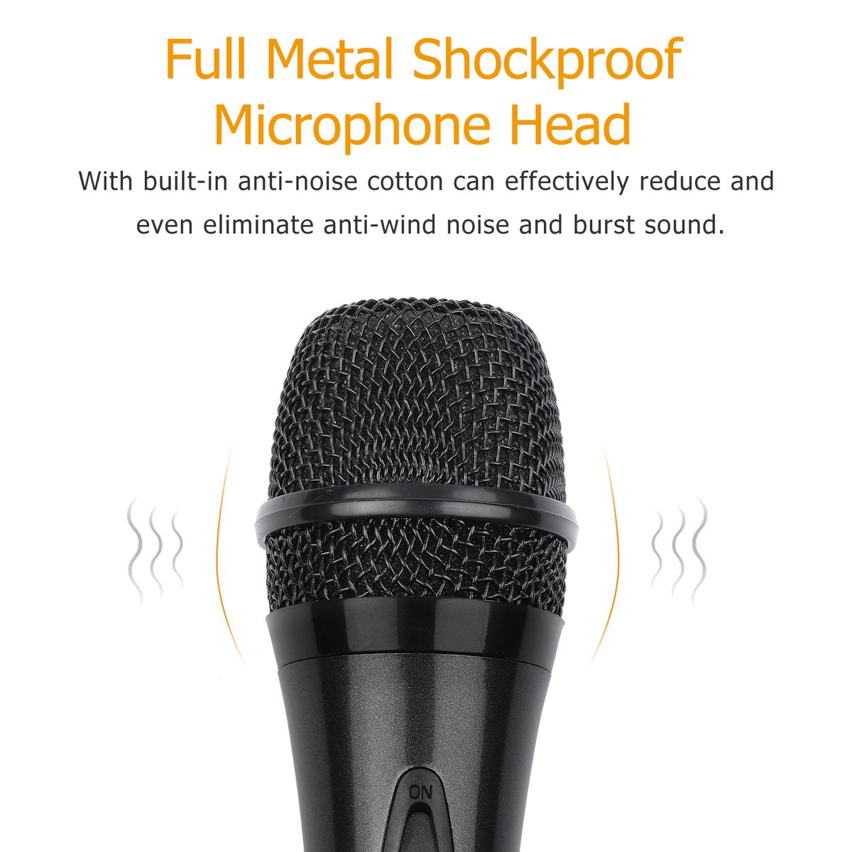 Handheld Wired Dynamic Microphone Accurate Cardioid Pickup