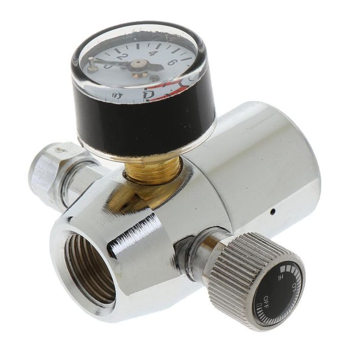 Aquarium Air Regulator CO2 O2 Pressure Gauge Fine Tuning Oxygen A12-2