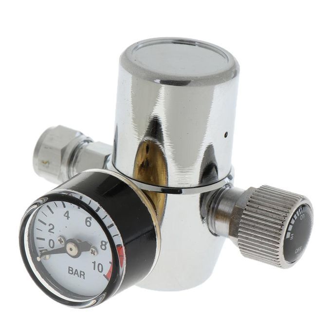 Aquarium Air Regulator CO2 O2 Pressure Gauge Fine Tuning Oxygen A12-2