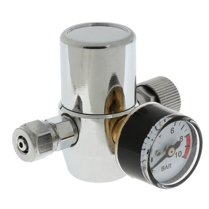 Aquarium Air Regulator CO2 O2 Pressure Gauge Fine Tuning Oxygen A12-2