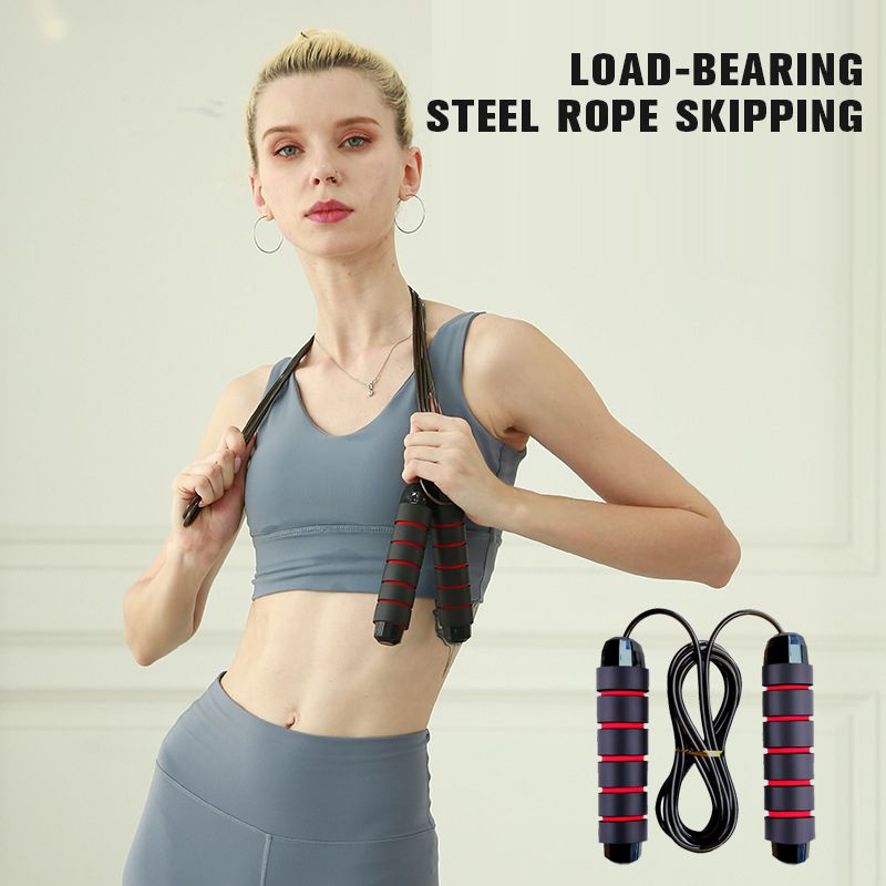 Jump Rope 2.8m Adjustable Anti-tangle Ball Bearing