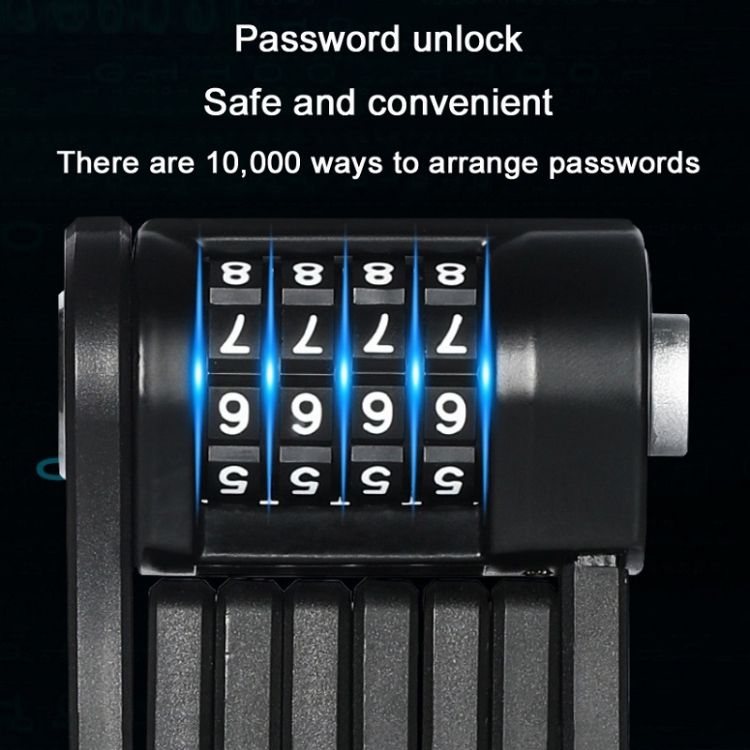 WEST BIKING Bicycle Folding Code Lock