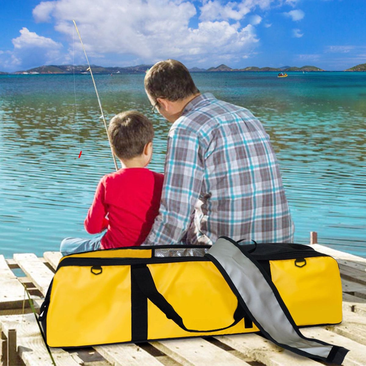 Waterproof Dry Bag Duffel Bag for Swimming Flippers Scuba Diving Equipment Boating Kayaking