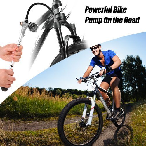 300PSI Front Fork And Front Suspension Pump With Gauge High