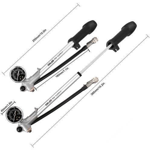 300PSI Front Fork And Front Suspension Pump With Gauge High