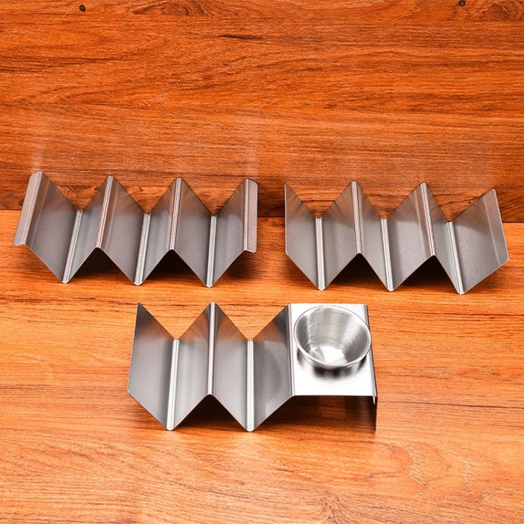 2 PCS Baking Stainless Steel Pancake Rack Without Handle