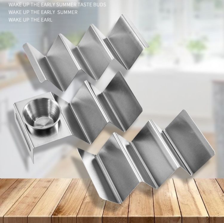 2 PCS Baking Stainless Steel Pancake Rack Without Handle