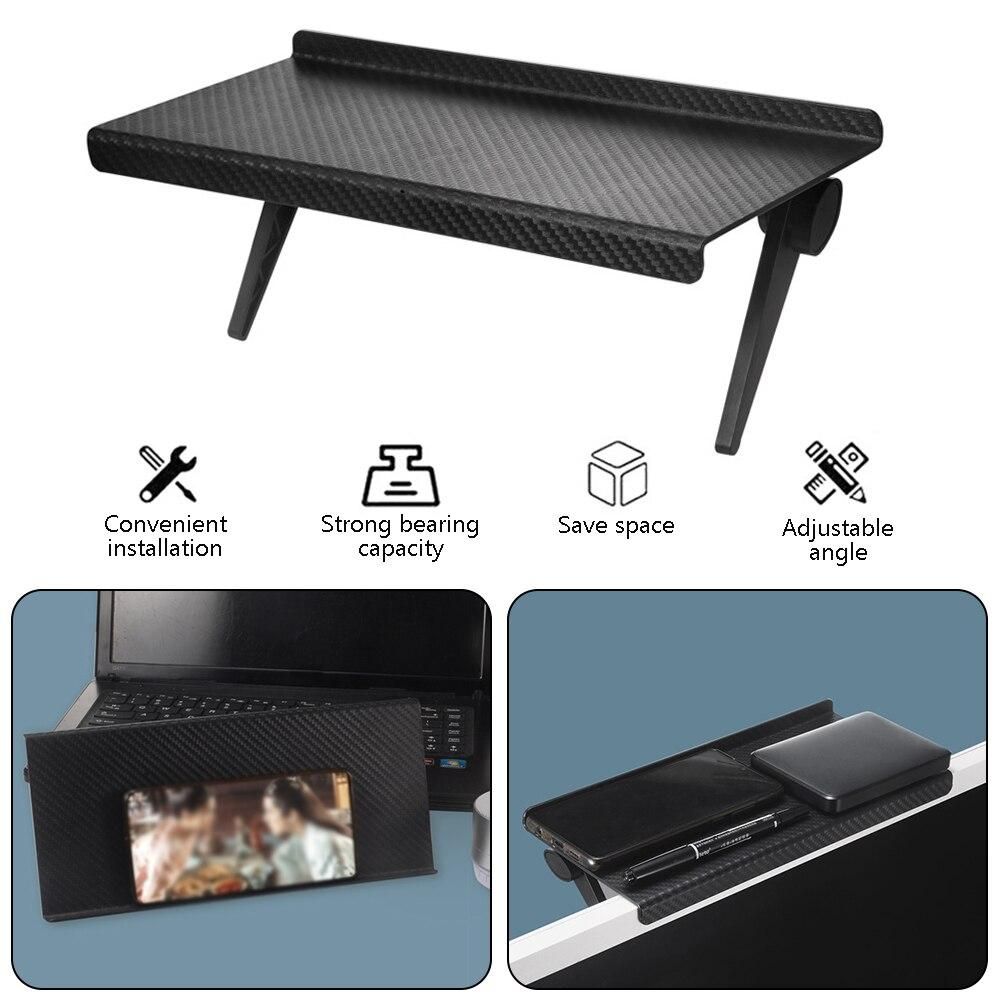 Adjustable TV Screen Top Shelf Rack Computer Monitor Desktop Screen Top Shelf TV Buddy Organizer Home Office Storage Rack