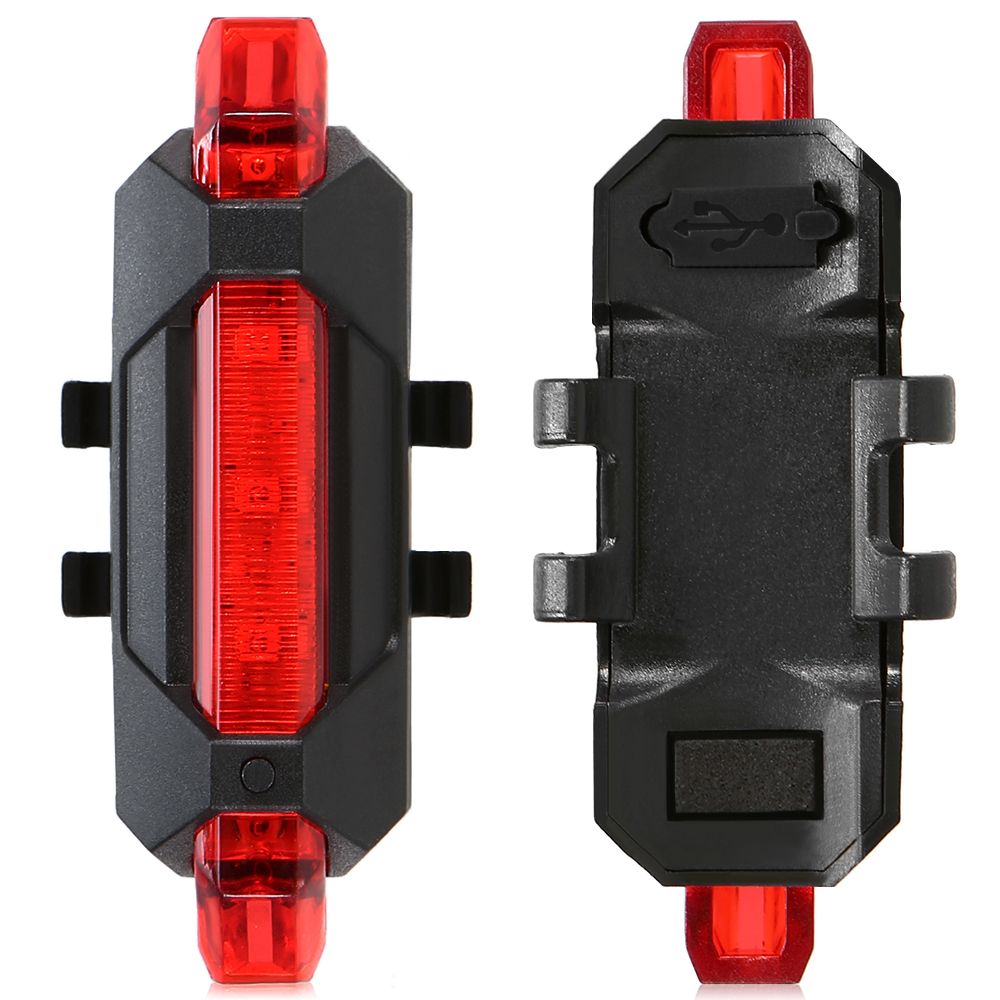 3pcs Super Bright USB Rechargeable Bike Taillight Cycling
