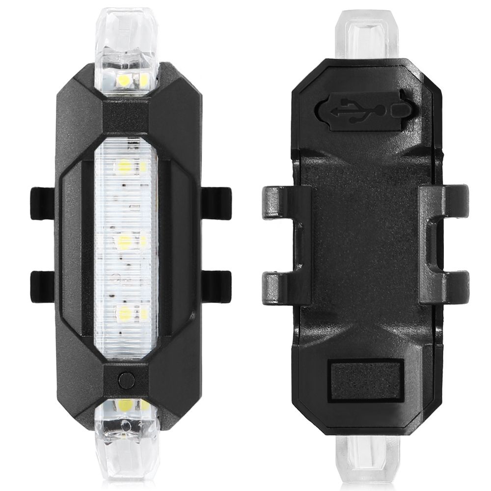3pcs Super Bright USB Rechargeable Bike Taillight Cycling