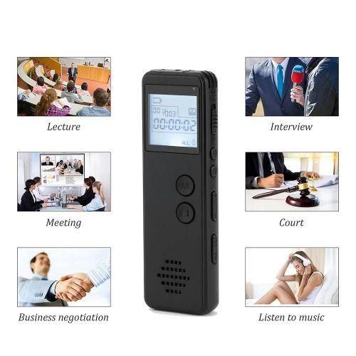 Professional Dictaphone USB LCD Voice Recorder MP3