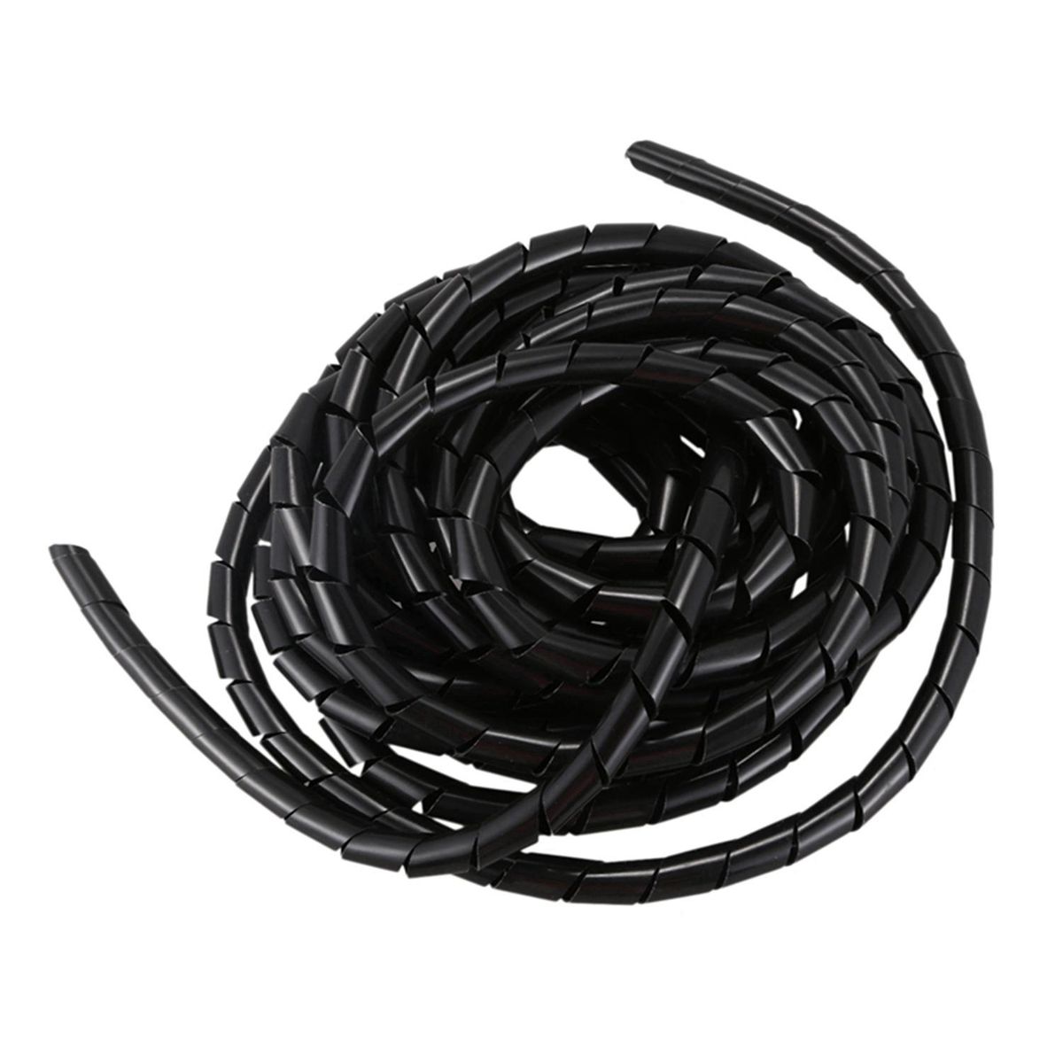12mm Outside Dia 22 Ft Flexible Spiral Wire Desktop PC
