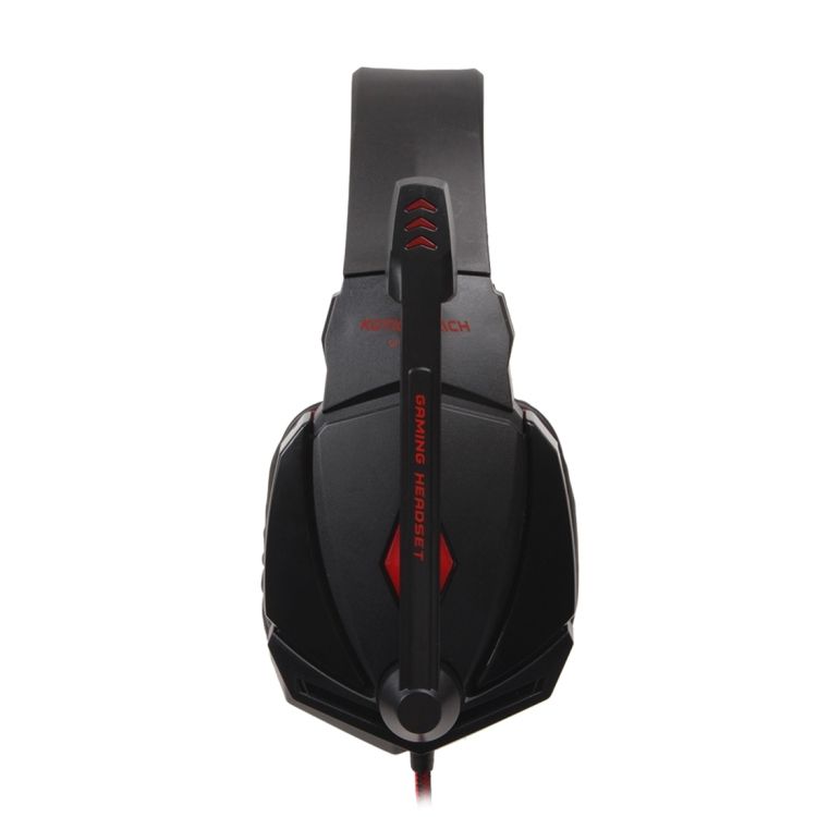 KOTION EACH G4000 Stereo Gaming Headphone Headset Headband With Mic Volume Control LED Light For PC Gamer,Cable Length: About 2.2m