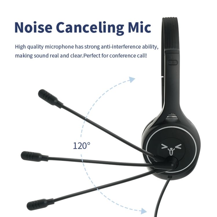 Long Microphone Wired Gaming Headset , Interface:3.5mm
