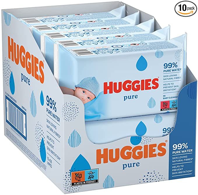 Pure Wipes10 By 56- 560 Count