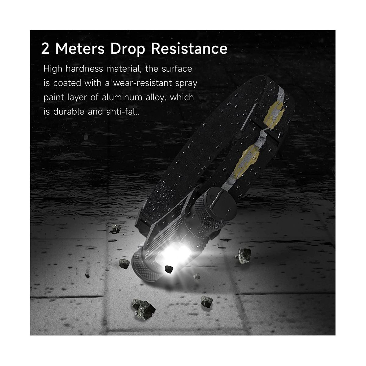 Super Bright 2345 Lumen Rechargeable Head Light 9 Modes LED Headlight for Adult IP66 Waterproof Light