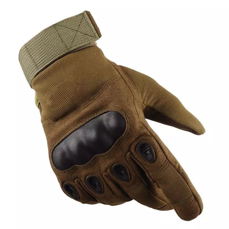 Full Finger Tactical Gloves Outdoor Climbing Training Fitness Riding Anti- Cut Wear-resistant Non-slip BreathabGloves ArmyGreen M