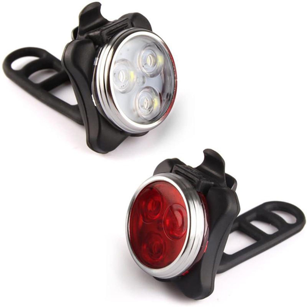 Luces De Bicicleta USB Recargable, Luz De Ciclismo Front