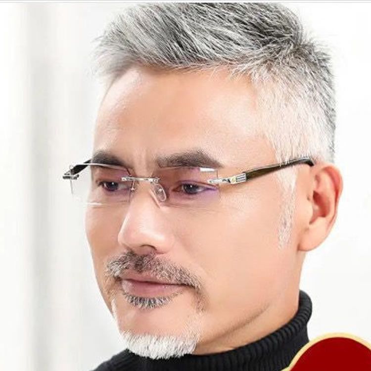 Classic Men Reading Glasses -black/gold Frame