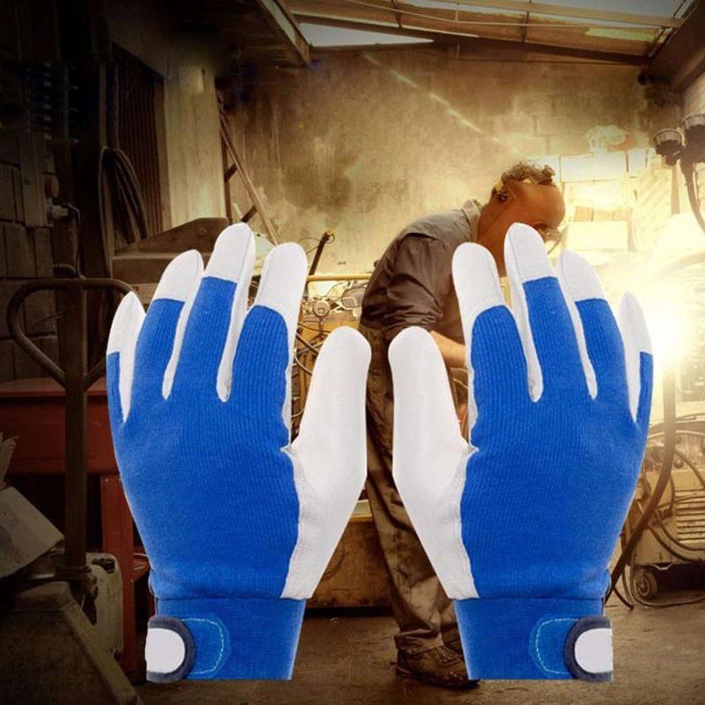 Welding   Heat Shield Safety Prote Tion   Elasti  Work  -blue