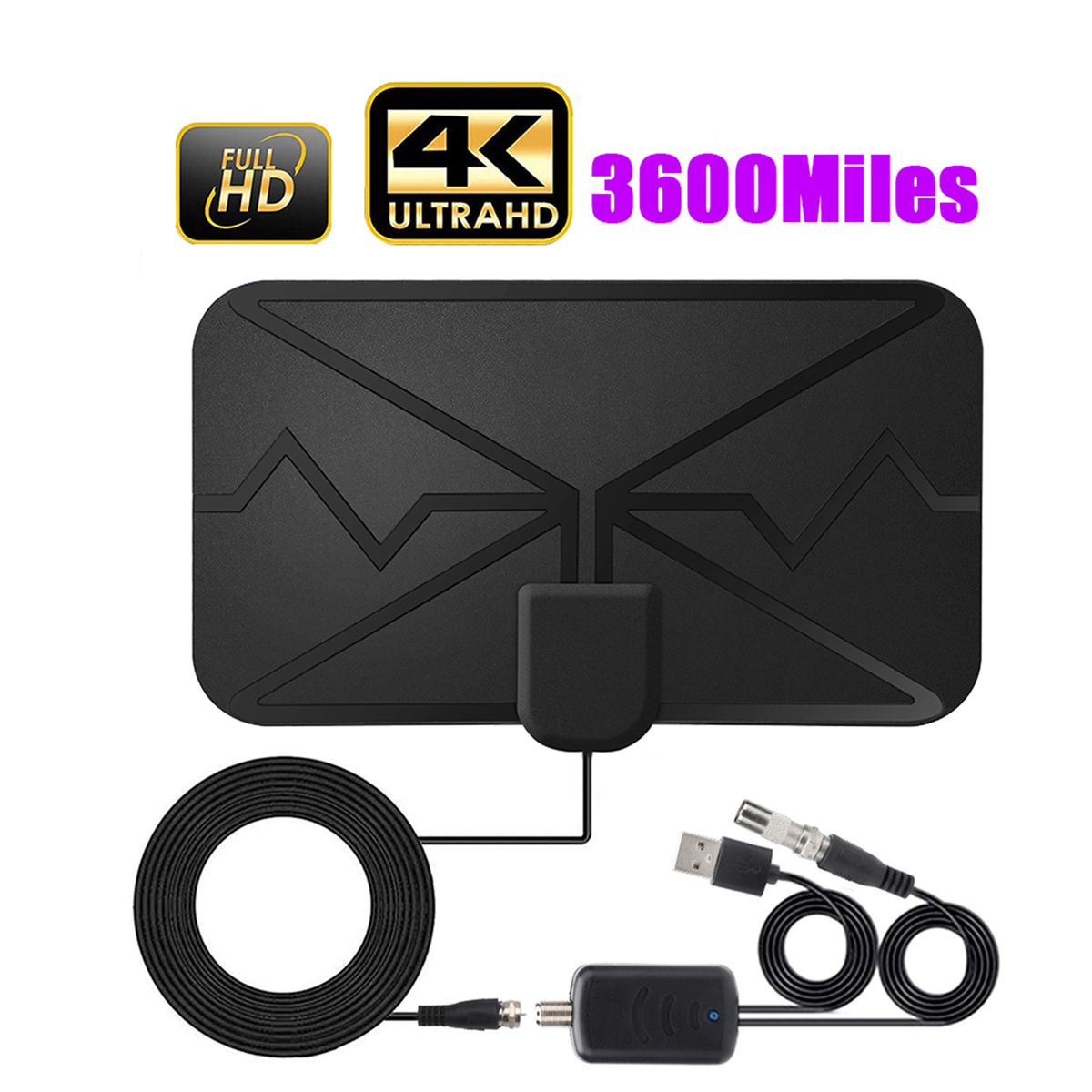 3600 Miles 4K Digital Antenna TV Indoor Amplifier Signal