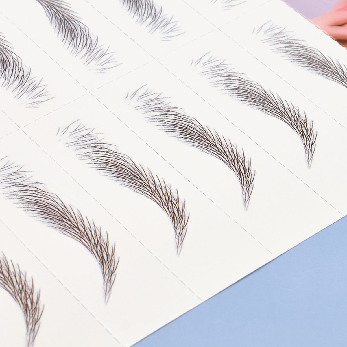 Tattoo Eyebrow Stickers Waterproof Permanent Eyebrow 3D
