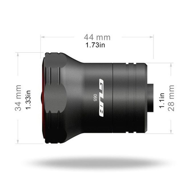 Bi Y Le Taillights Warning Light   IPx6 Waterproof Usb  Harging Taillight  Y Ling Flashlight Auto Brake Sensing Smart Light-Black