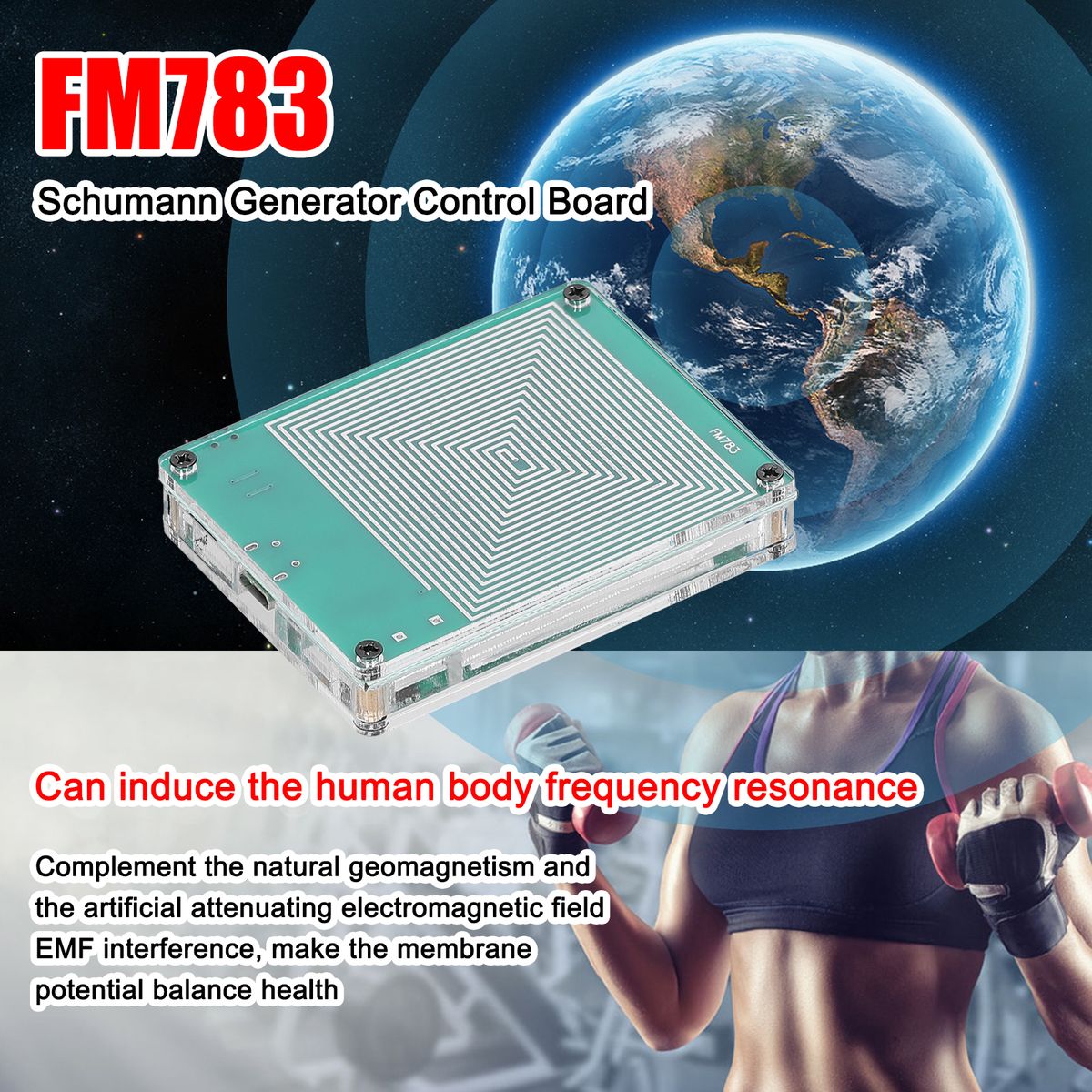 7.83Hz Schumann Waves Generator Sound Improving Low