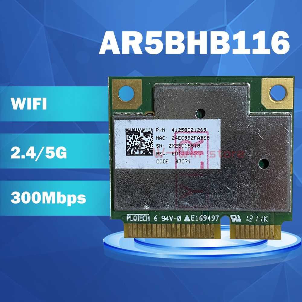 Atheros AR9382 AR5BHB116 300Mbps Half Mini PCI Express