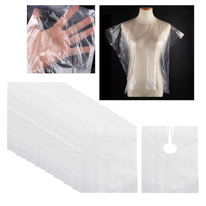 200x Disposable Hair Cape Gown Unisex Capes Cloth Gowns