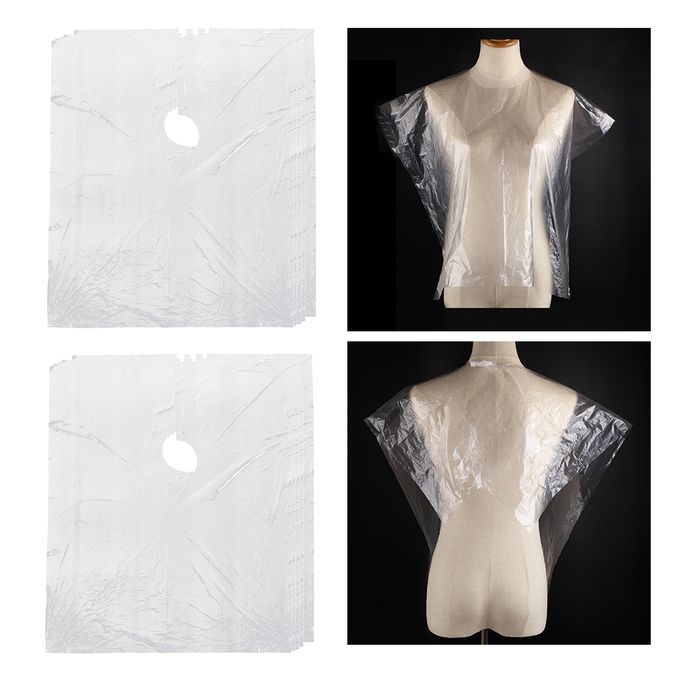 200x Disposable Hair Cape Gown Unisex Capes Cloth Gowns