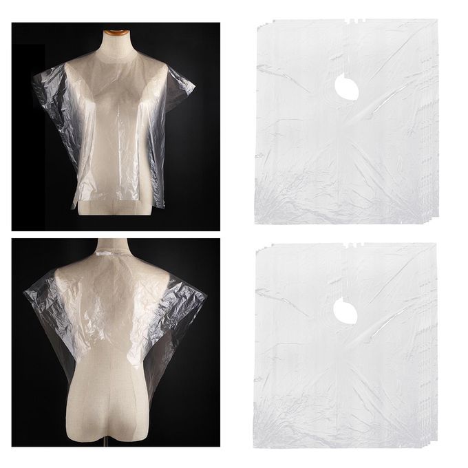 200x Disposable Hair Cape Gown Unisex Capes Cloth Gowns