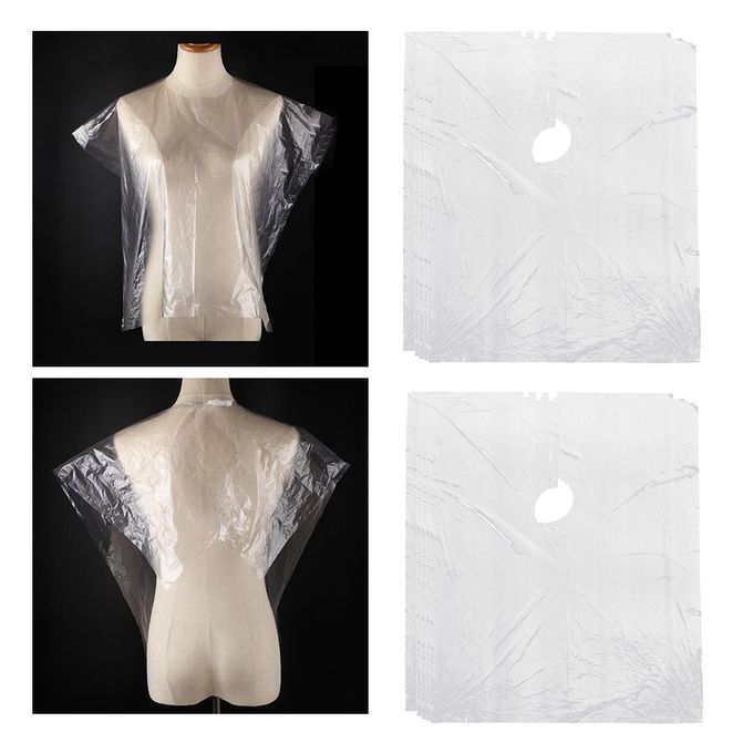200x Disposable Hair Cape Gown Unisex Capes Cloth Gowns