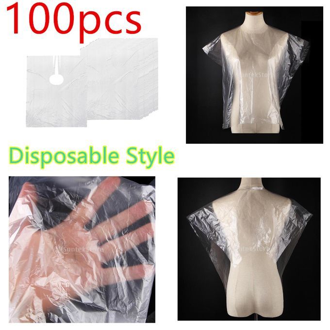 200x Disposable Hair Cape Gown Unisex Capes Cloth Gowns