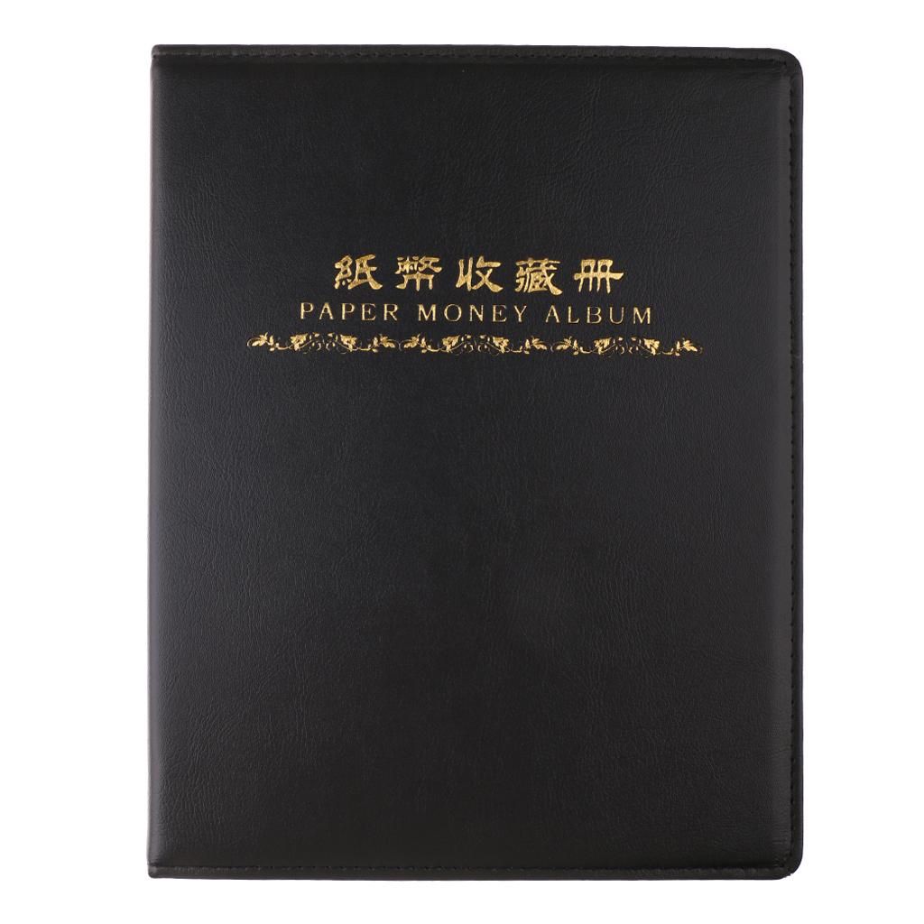 2-pack Paper Money 60 Pockets Album Clear Note  Storage Holder