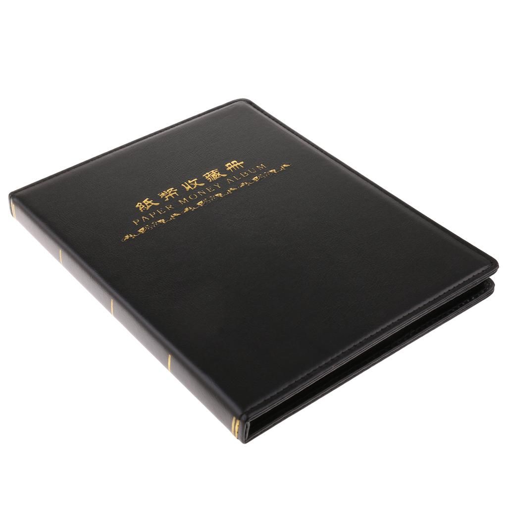 2-pack Paper Money 60 Pockets Album Clear Note  Storage Holder