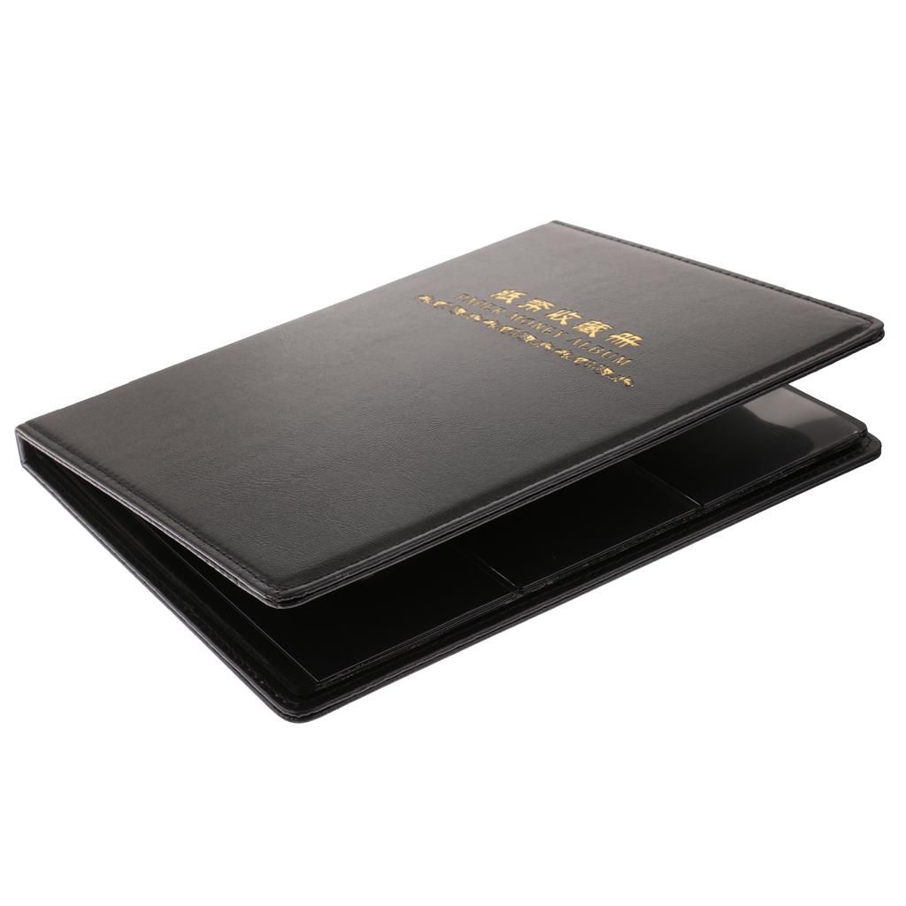 2-pack Paper Money 60 Pockets Album Clear Note  Storage Holder
