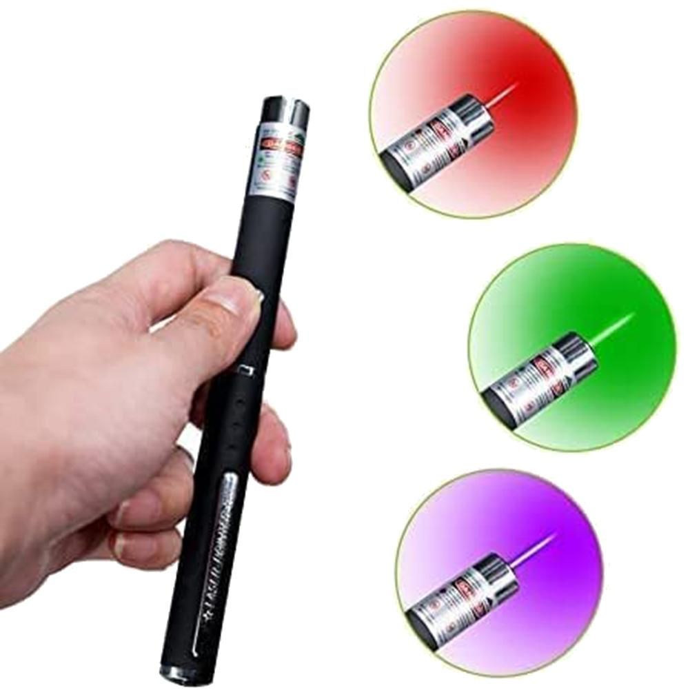 3PCS Green Red Violet Long Range Dot Clicker Toy Pen for