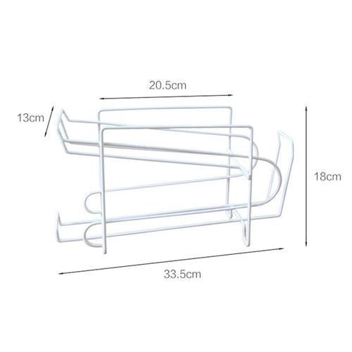 Double Layer Refrigerator Beverage Storage Shelf Roll Design Can Beer Iron Rack Cola Beer Holder Soda Dispenser Kitchen Organize