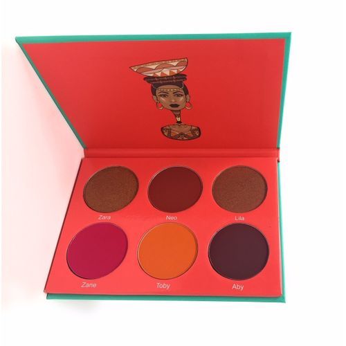 Juvia's Place Blush Palette Saharan Vol.1, 6 Pan, Mauve And