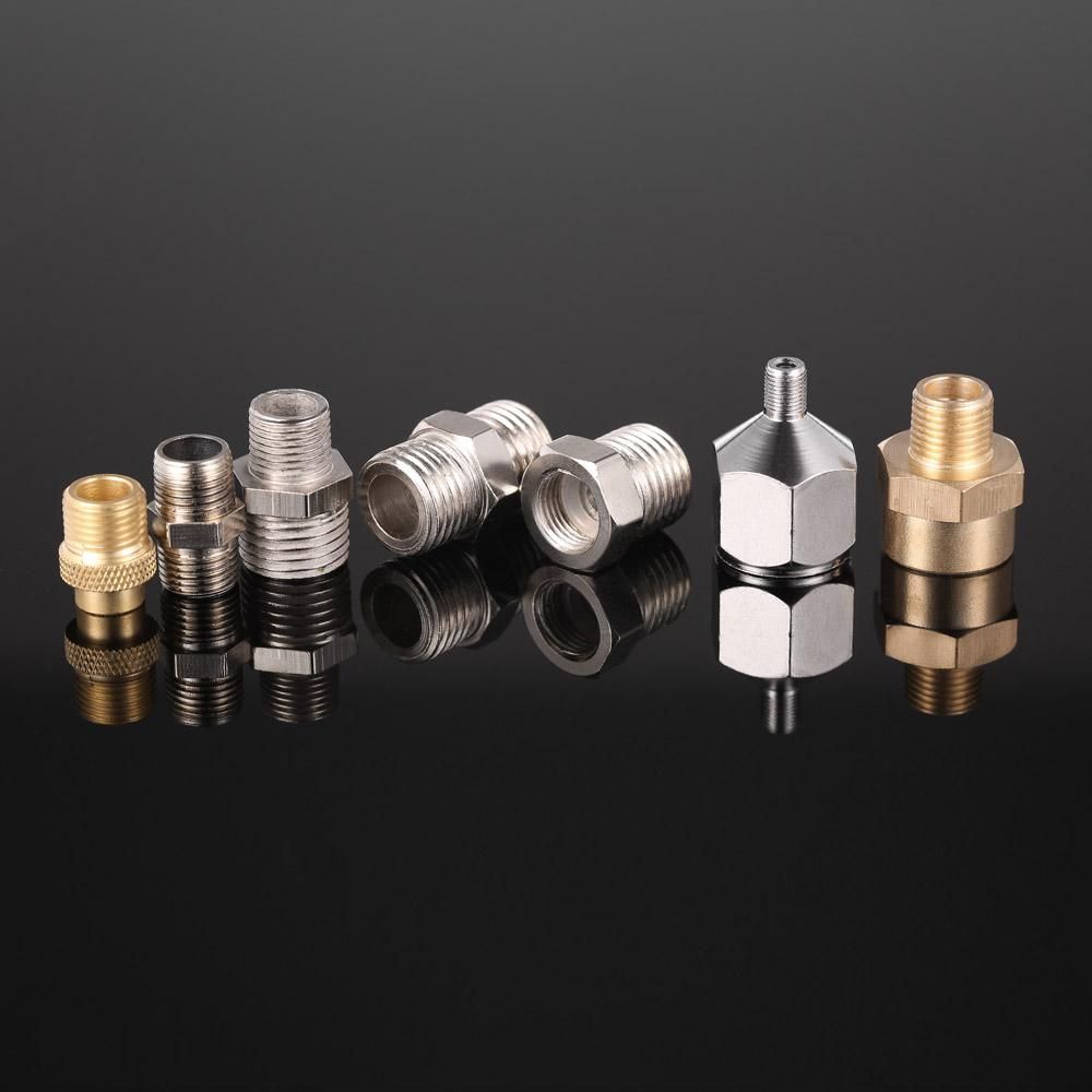 Professional 7pcs Airbrush Adaptor Kit Fitting Connector Set For Compressor & Airbrush Hose