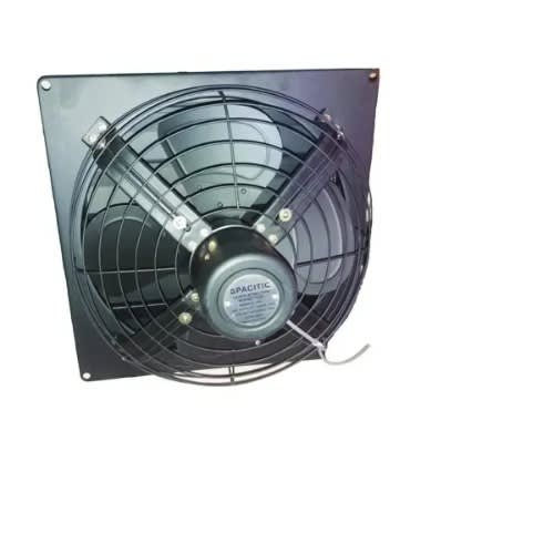 Spacitic Wall Mount Extractor Fan With Grill & Cover - Iron - 16"
