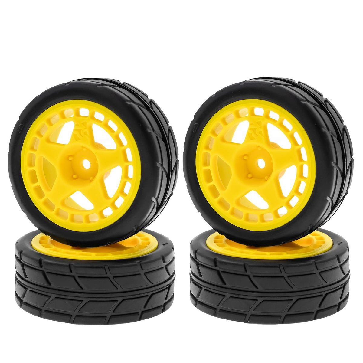 Remote Control Off-Road Rally Car Tires 67*45*27mm 4pcs Replacement for TAMIYA TT02 XV01 HSP 94123 HPI KYOSHO WLtoys 1/10 Remote Control Car Wheel